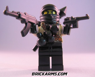 Illustration for article titled LEGO Arms Dealer Sells Everything from AK47 to Uzi